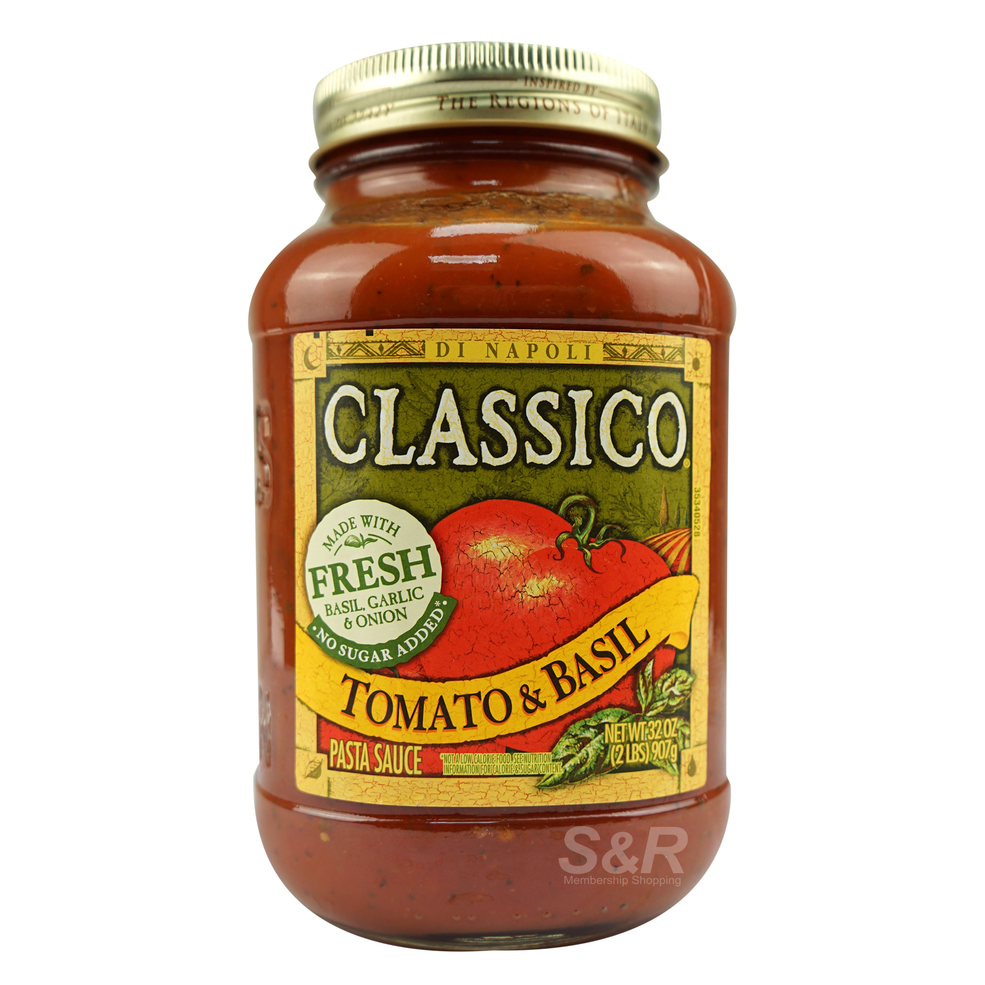 Classico Tomato and Basil Pasta Sauce 907g Classico Tomato and Basil Pasta Sauce 907g